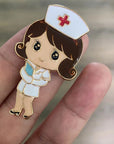 Creative Cute Cartoon Nurse Brooch