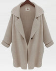 Women Autumn Loose Cardigan Sweater Coat Jacket