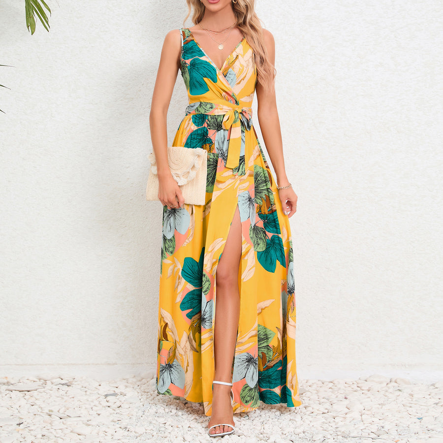 Floral Print Long Dress