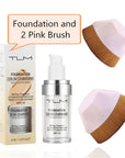 Temperature Liquid Foundation Concealer Portable Natural Color  Makeup Foundation BB Concealer