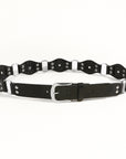 Vintage Belts For Both Men And Women With Handsome Riveted Metal Buckle Punk Hip Hop Fashion Accessories