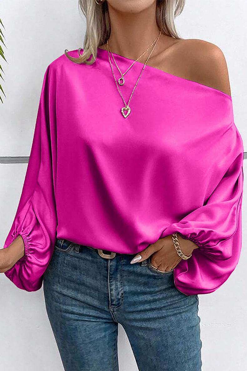 Temperament Commute Diagonal Collar Top