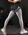 Women's High Waist Tight Color Matching Yoga Pants