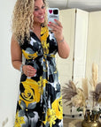 Women's Long Floral Casual Dress