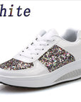 Sequin women's sneakers