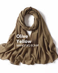 Pure Color Pearl Chiffon Scarf Headcloth Veil Chiffon Scarf