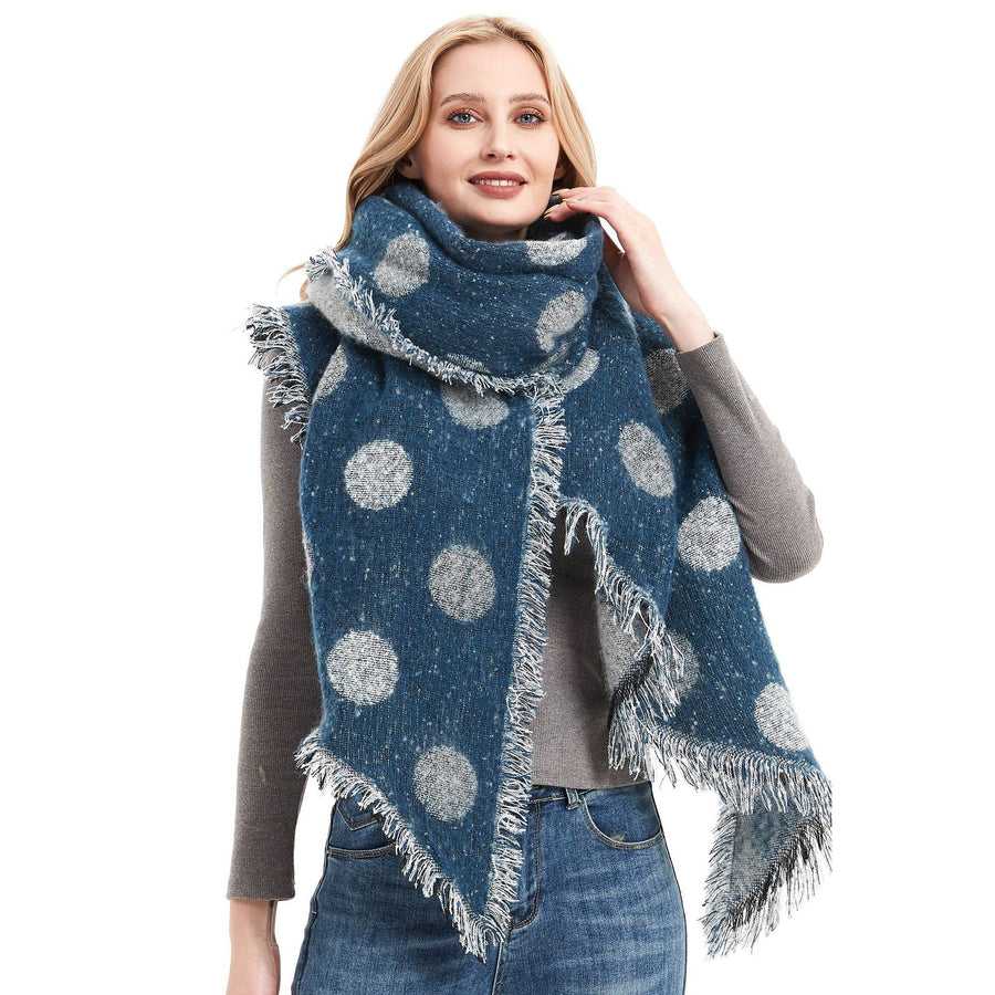 Autumn And Winter Thickened Scarf