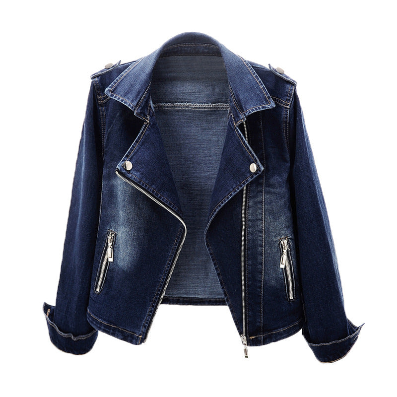 Slim Fit Stretch Denim Jacket