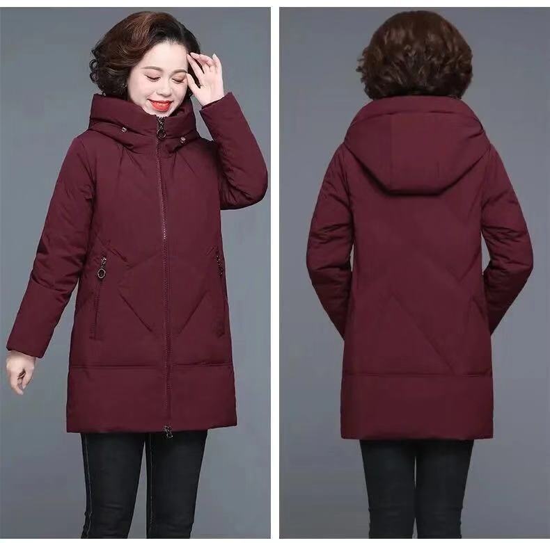 Middle-aged And Elderly Women's Cotton-padded Coat