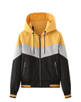 Ladies Thin Windbreaker Hooded Jacket Women Outdoor Raincoat