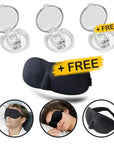 Silicone Magnetic Anti Snore Stop Snoring Nose Clip Sleep Tray Sleeping Aid Apnea Guard Night Device