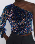 Sequined Asymmetric Top