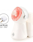 Facial Steamer With Light Household Nano Spray Hydrating And Humidifying Hot Spray 7 Color Color Light