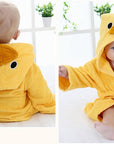 Cartoon Cute Animal Modeling Baby Bath Towels Baby Bathrobes Cotton Children's Bathrobes Baby Hooded