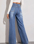 Women's Loose High Waist Wide Leg Jeans