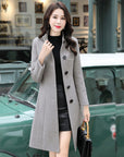 Fashion Slim-fitting Loose Woolen Coat Women