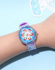 Children's Silicone Cartoon Transparent Cute Fashion Watch