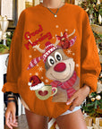 Christmas Elk Owl Sweater