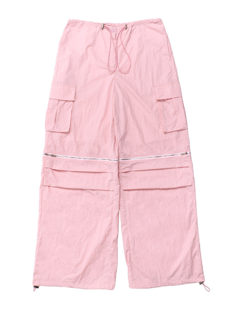 Overalls New Split Loose Zip Trousers