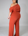 Women's Plus Size Jumpsuit Women's High Waist  Jumpsuit