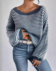 Off-neck Shoulder-baring Sweater