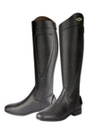 Black Cowhide Equestrian Boots