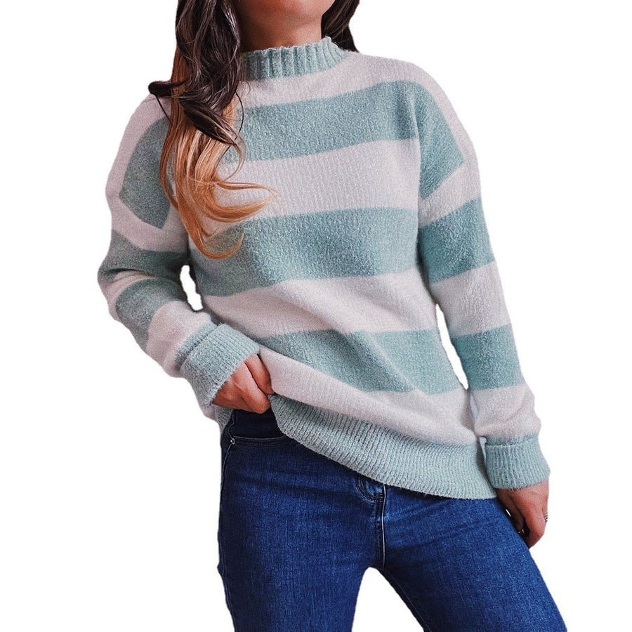 Casual Bold Stripes Sweater