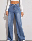 Women's Loose High Waist Wide Leg Jeans