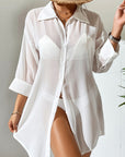 Women's Chiffon POLO Style Casual Shirt