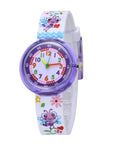 Children's Silicone Cartoon Transparent Cute Fashion Watch