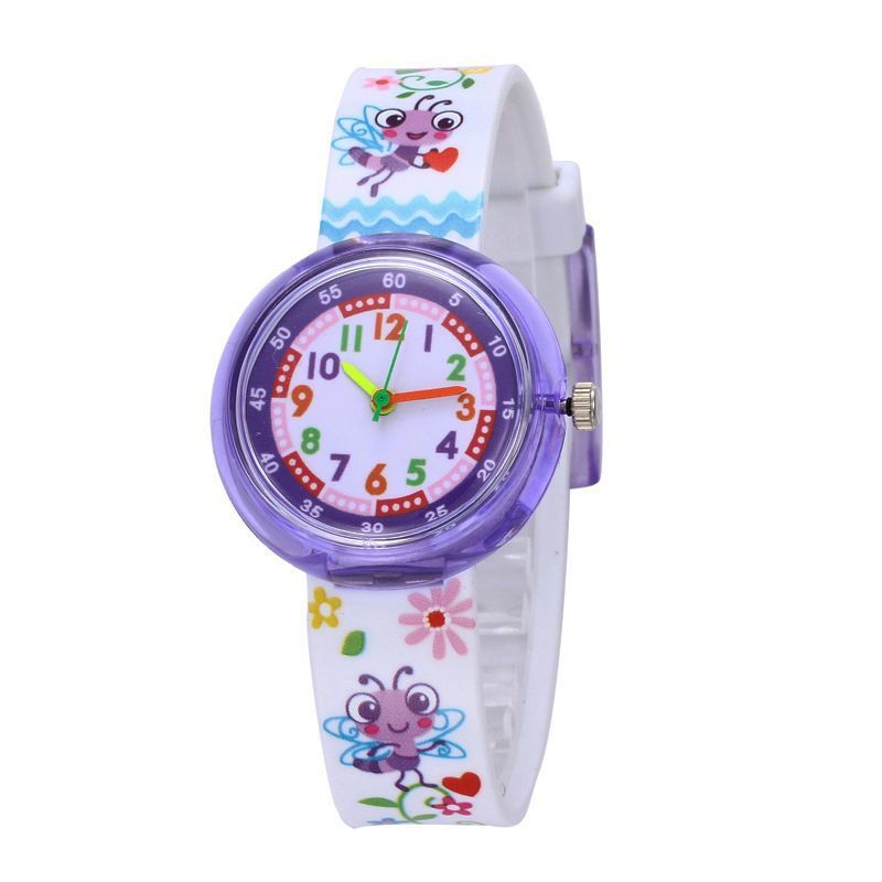 Children's Silicone Cartoon Transparent Cute Fashion Watch