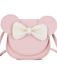 Cute And Adorable Bowknot Soft Girl Student Children's Small Bag Pu Female