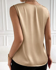 Women's Satin Temperament Commute Vest Bottoming Top