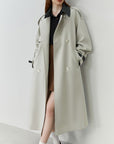 Super Nice Windbreaker Women's New Fall Mid-length Coat