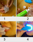 Oral Gel Teeth Whitening Whitener Dental Bleaching LED