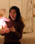 Creative Light Up LED Teddy Bear Stuffed Animals Plush Toy Colorful Glowing Christmas Gift For Kids Pillow