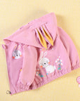 Kids' Fashion Hooded Zip Jacket