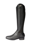 Black Cowhide Equestrian Boots