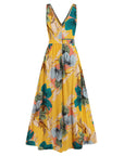 Floral Print Long Dress