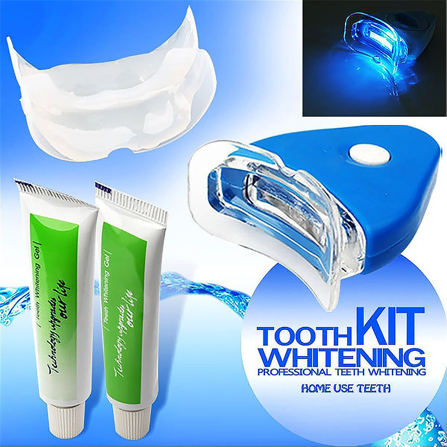 Oral Gel Teeth Whitening Whitener Dental Bleaching LED