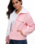 Vangull Autumn Corduroy Jacket Women