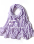 Pure Color Pearl Chiffon Scarf Headcloth Veil Chiffon Scarf