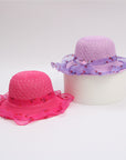 Princess straw hat kids sun hat