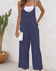 Women's Solid Color Casual Jumpsuit