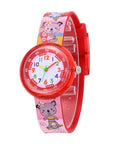 Children's Silicone Cartoon Transparent Cute Fashion Watch