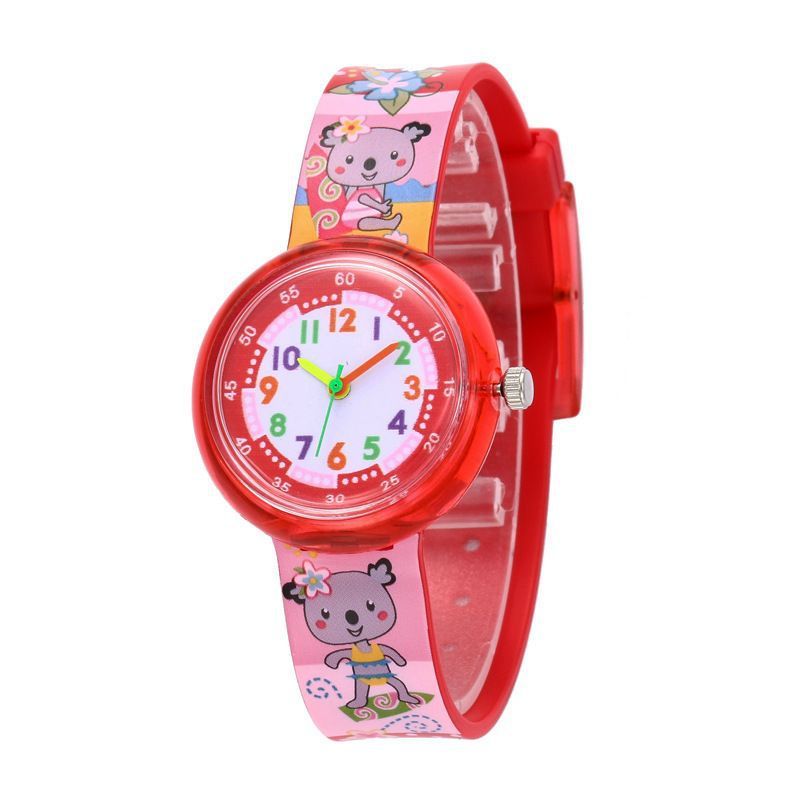 Children's Silicone Cartoon Transparent Cute Fashion Watch