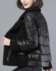 All-Match Thick Plus Size Women's Lamb Wool Coat