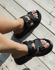 Ins Fashion Thick-soled Buckle Sandals Summer Fashion Beach Shoes For Women