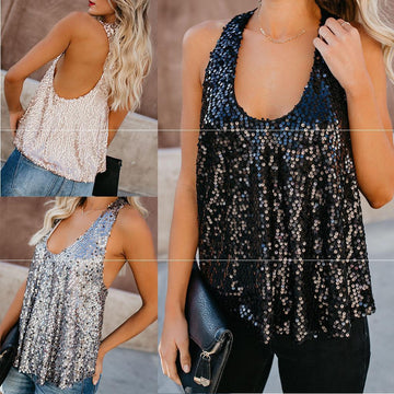 Women's Sequined Vest Camisole Vest Camisole Women