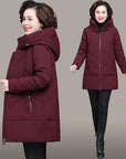 Middle-aged And Elderly Women's Cotton-padded Coat